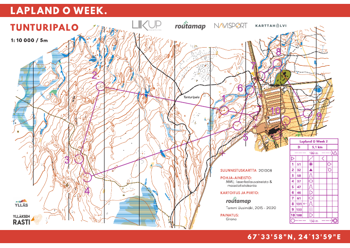 Lapland O Week 2. Etappi