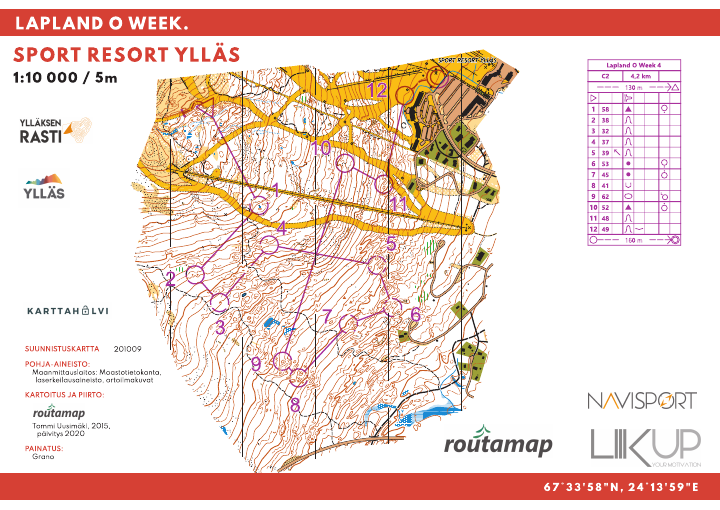 Lapland O Week 4. Etappi