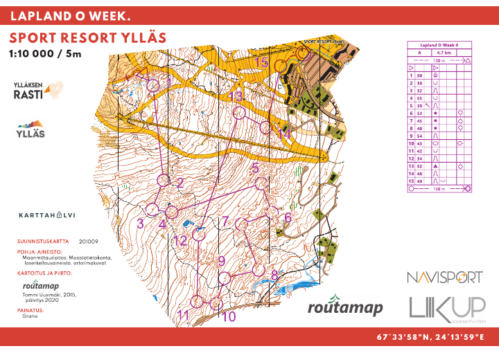 Lapland O Week 4. Etappi