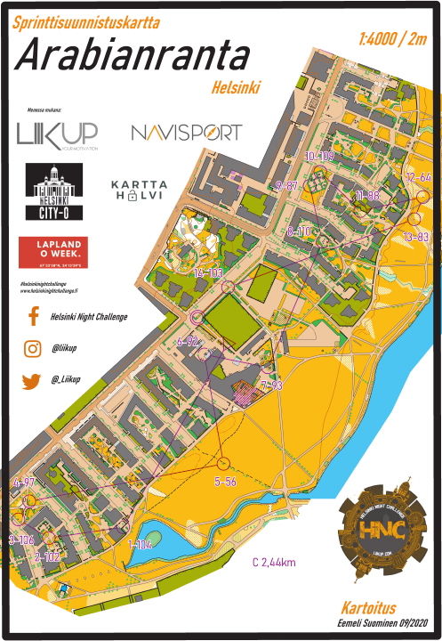 Helsinki Night Challenge C-rata, Arabia