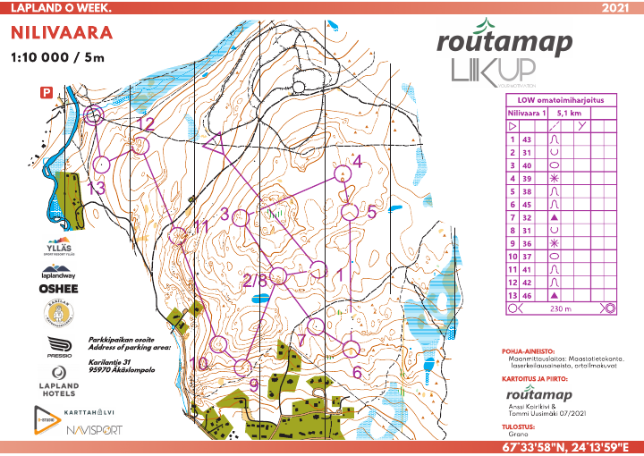 LOW-mallisuunnistus, Nilivaara