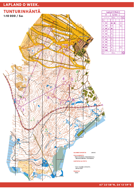 Lapland O Week 5. Etappi
