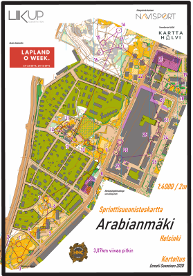 Helsinki Night Challenge 2021, Arabianmäki