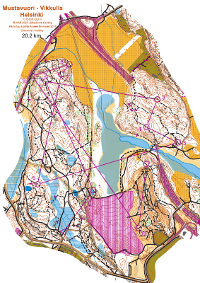 MTBO Mustavuori-Vilkkula