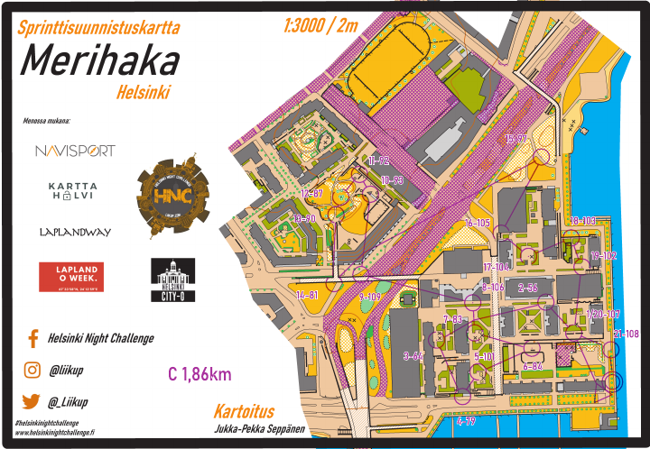 Helsinki Night Challenge C-rata, Merihaka