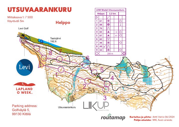 Lapland O Week 2024 Model 1 Utsuvaarankuru, helppo